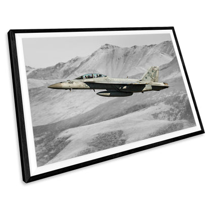 F-18 Hornet United States Navy Aircraft Wall Art Print Picture Poster