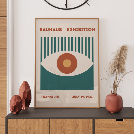 Elevate your living space with our Bauhaus Print. This Retro Wall Art, featuring a minimalist design, adds sophistication to any room. Surprise your loved ones with this unique Wall Art Gift Idea, available in A2/A3/A4/A5 sizes. Experience the luxurious style of Bauhaus with this exclusive poster.