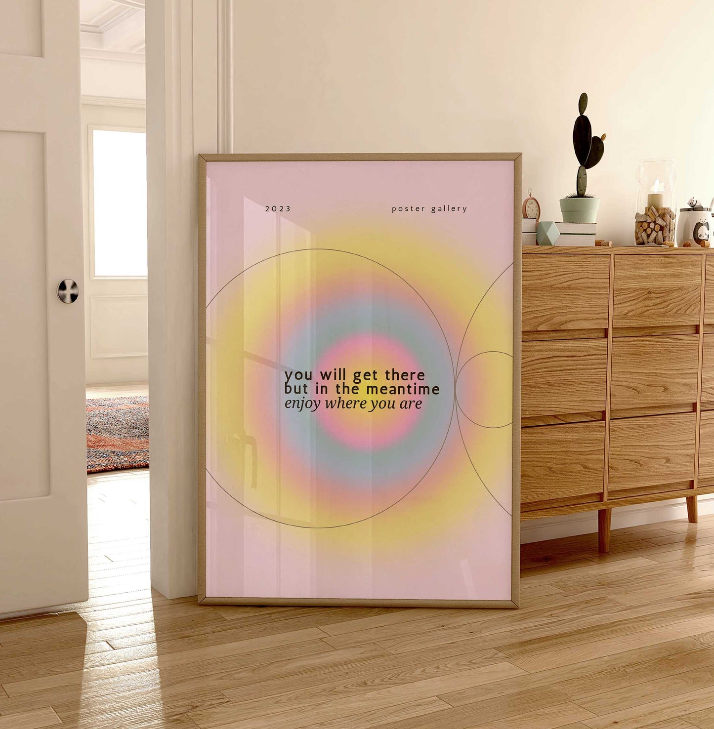 Aura Print - Energy Print - Aura Poster - Spiritual Art - Affirmation Wall Art - Positivity Poster - Pastel Print - Positive Aura Print