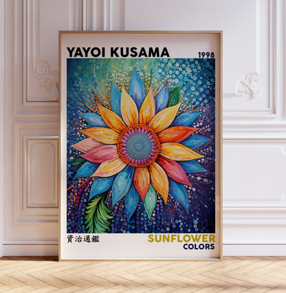 Yayoi Kusama - Sunflowers Colors