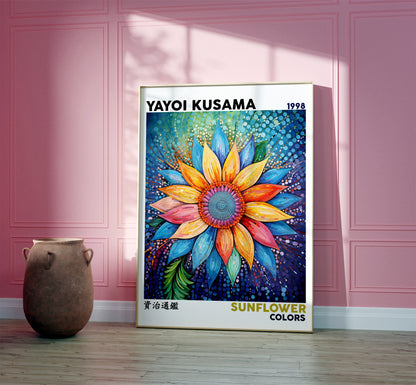 Yayoi Kusama - Sunflowers Colors