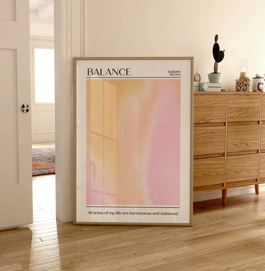 Pastel Aura Print - Energy Print - Aura Poster - Spiritual - Affirmation Wall Art - Positivity Poster - Trendy Decor - Balance Aura Poster