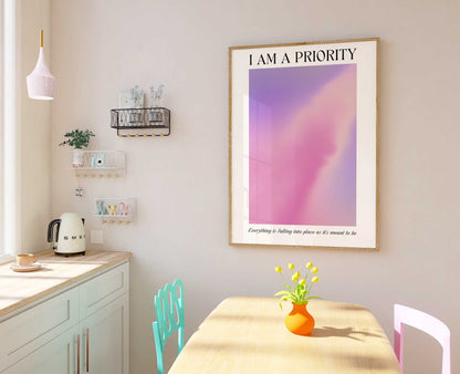 Pastel Aura Print - Energy Print - Aura Poster - Spiritual - Affirmation Wall Art - Positivity Poster - Trendy Decor - Aura Quote Print