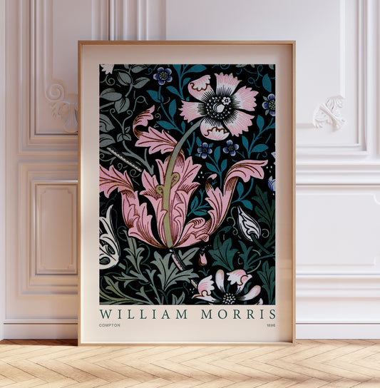 William Morris Compton Exhibition Poster