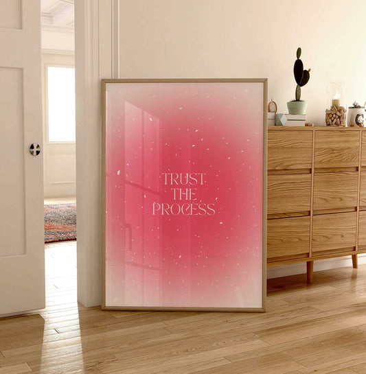 Quote Aura Print - Energy Print - Aura Poster - Spiritual - Affirmation Wall Art - Femininity Poster - Trendy Decor - Pastel Aura Poster