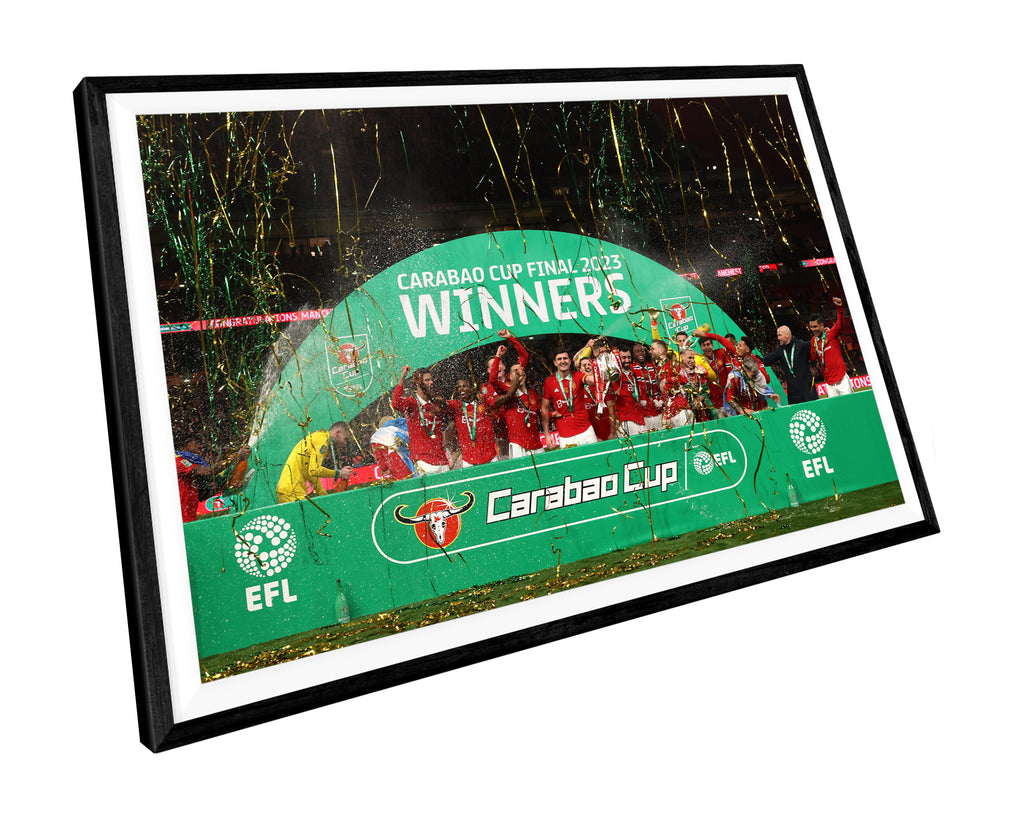 Manchester United Carabao Cup Winners 2023 Print Wall Art