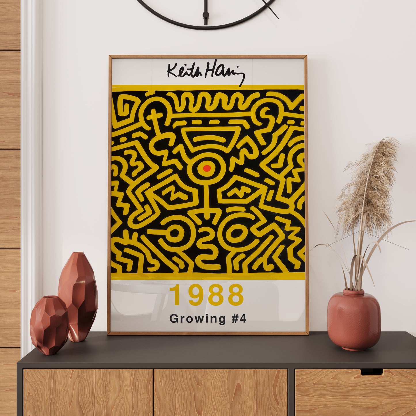★ Keith Haring - Growing #4 (1988) ★
