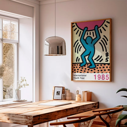 ★ Keith Haring - International Youth Year (1985) ★