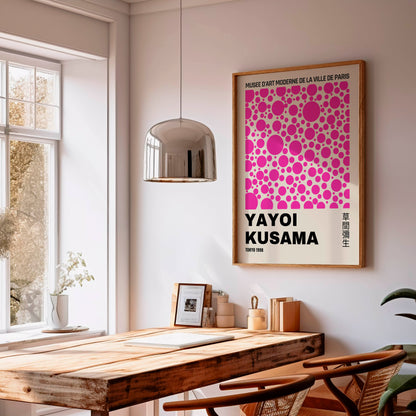 Yayoi Kusama Tokyo Pink Dots 1998 Japanese Art WALL ART PRINT Exhibition Poster Wall Décor