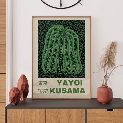 Yayoi Kusama Pumpkin Tokyo 1998 Japanese Art WALL ART PRINT Exhibition Poster Wall Décor 