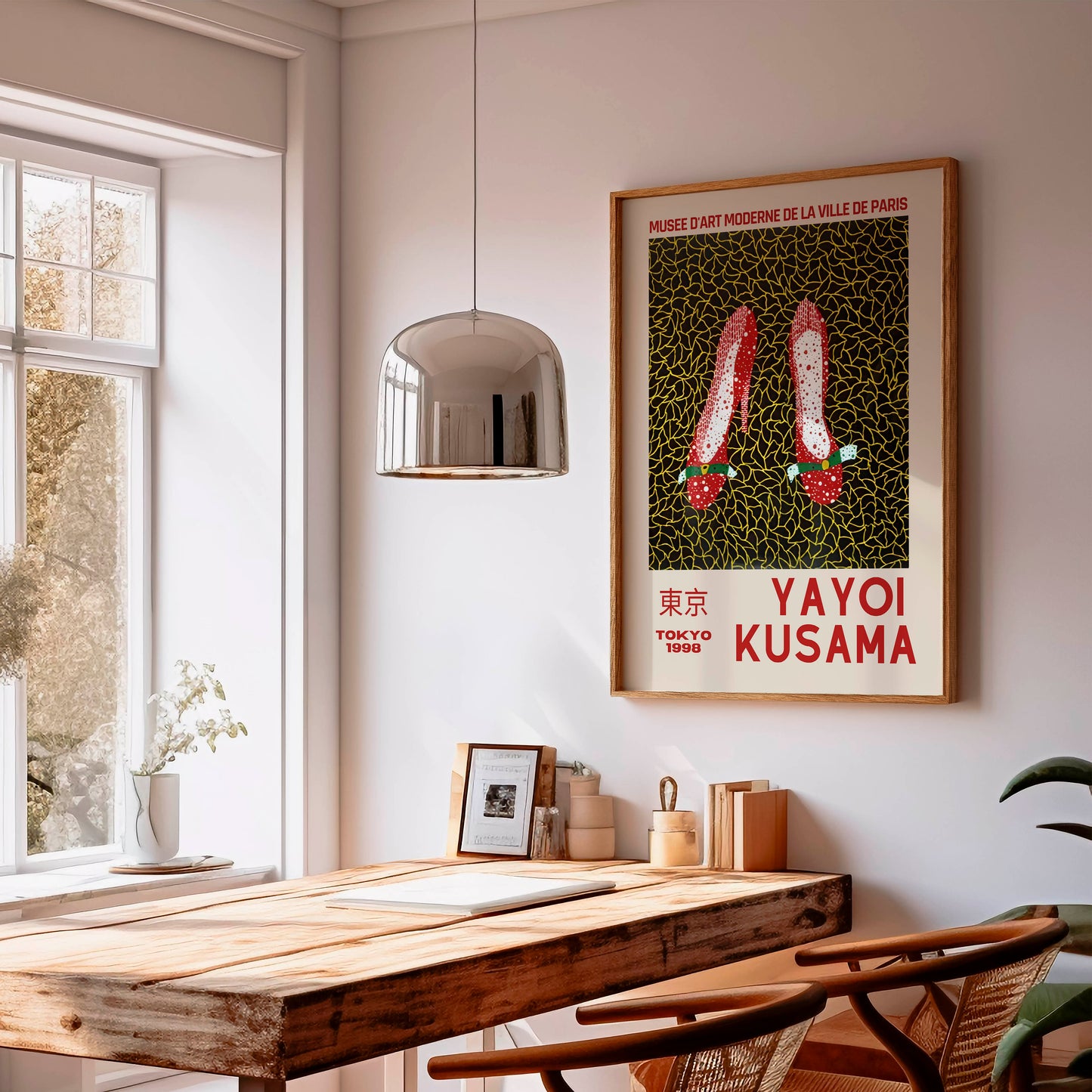 Yayoi Kusama 1998 Tokyo Japanese Art WALL ART PRINT Exhibition Poster Asian Décor