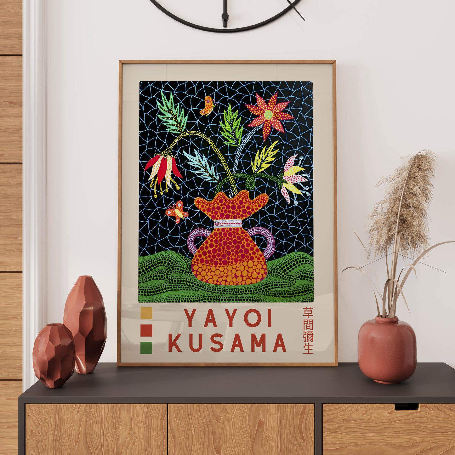 Yayoi Kusama Japanese Art WALL ART PRINT Exhibition Poster Gallery Home Décor