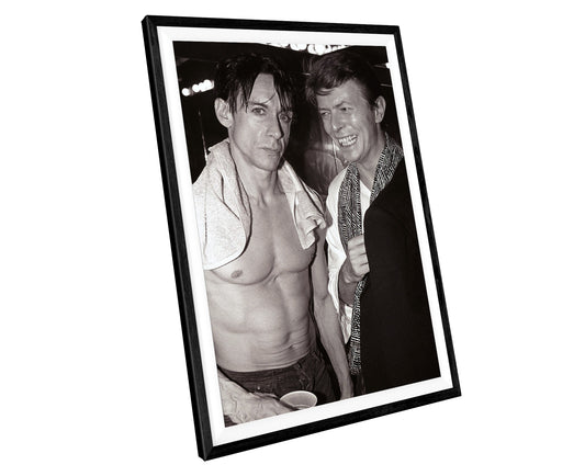 David Bowie & Iggy Pop Music Icons Wall Art Print