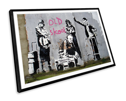 Banksy Old Skool Graffiti WALL ART PRINT Poster Picture Wall Hanging