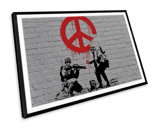 Banksy Soldiers Graffiti WALL ART PRINT Poster Picture Wall Hanging