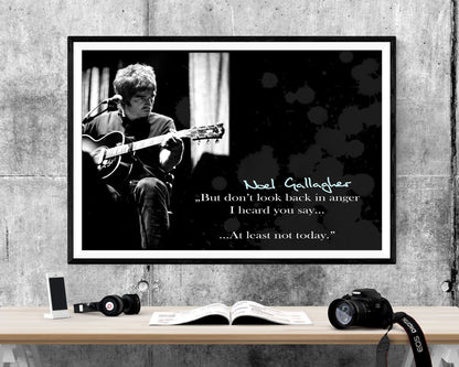 Noel Gallagher Oasis WALL ART PRINT Poster Picture Wall Hanging