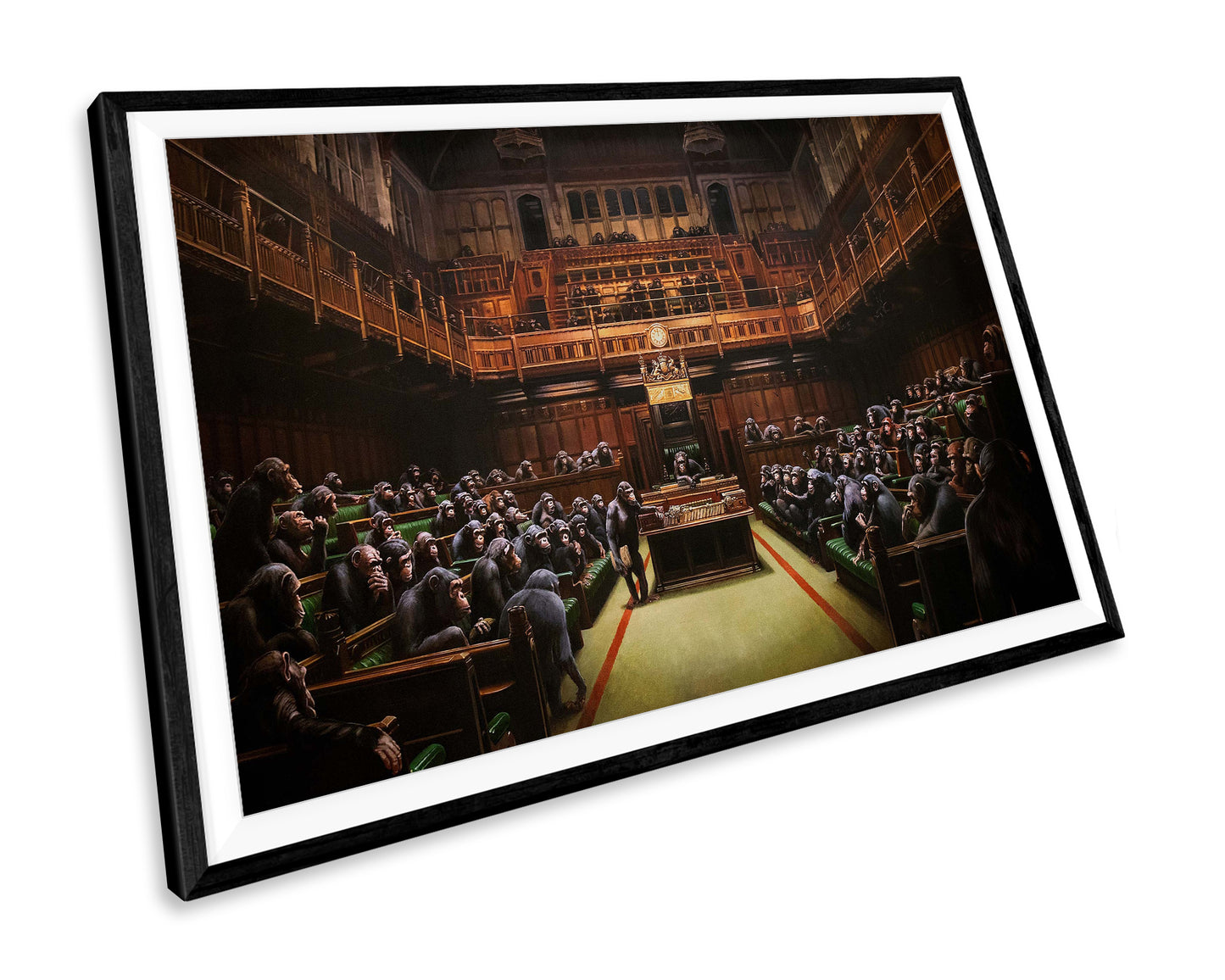 Banksy Devolved Parliament Graffiti WALL ART PRINT Poster Picture Wall Hanging