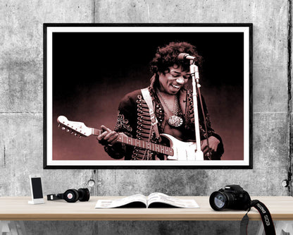 Jimi Hendrix WALL ART PRINT Poster Picture Wall Hanging