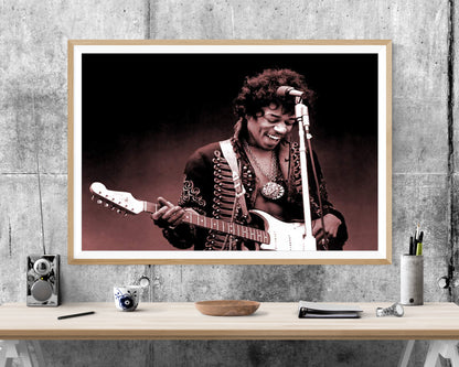 Jimi Hendrix WALL ART PRINT Poster Picture Wall Hanging