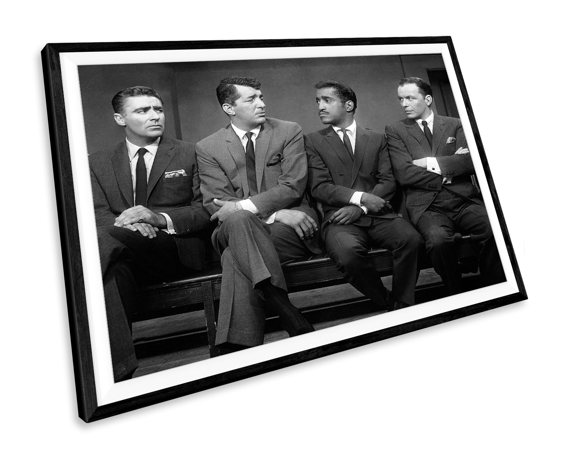 The Rat Pack - Frank Sinatra Sammy Davis Jr Dean Martin WALL ART PRINT Poster Picture Wall Hanging