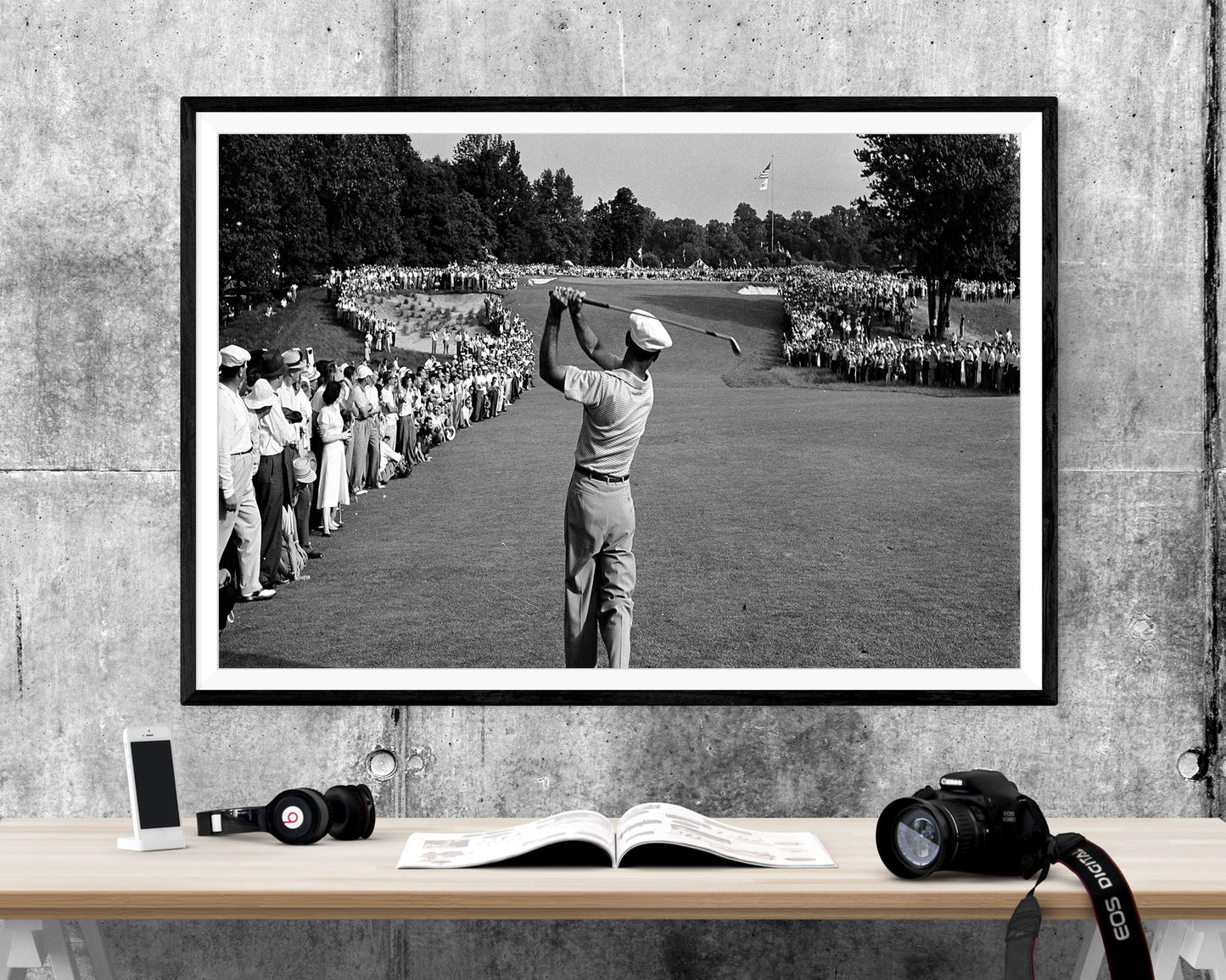 Ben Hogan Famous Shot Golf WALL ART PRINT Poster Picture Wall Hanging