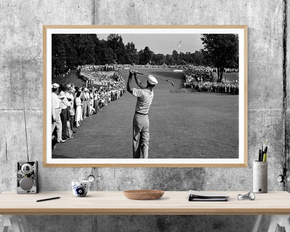 Ben Hogan Famous Shot Golf WALL ART PRINT Poster Picture Wall Hanging