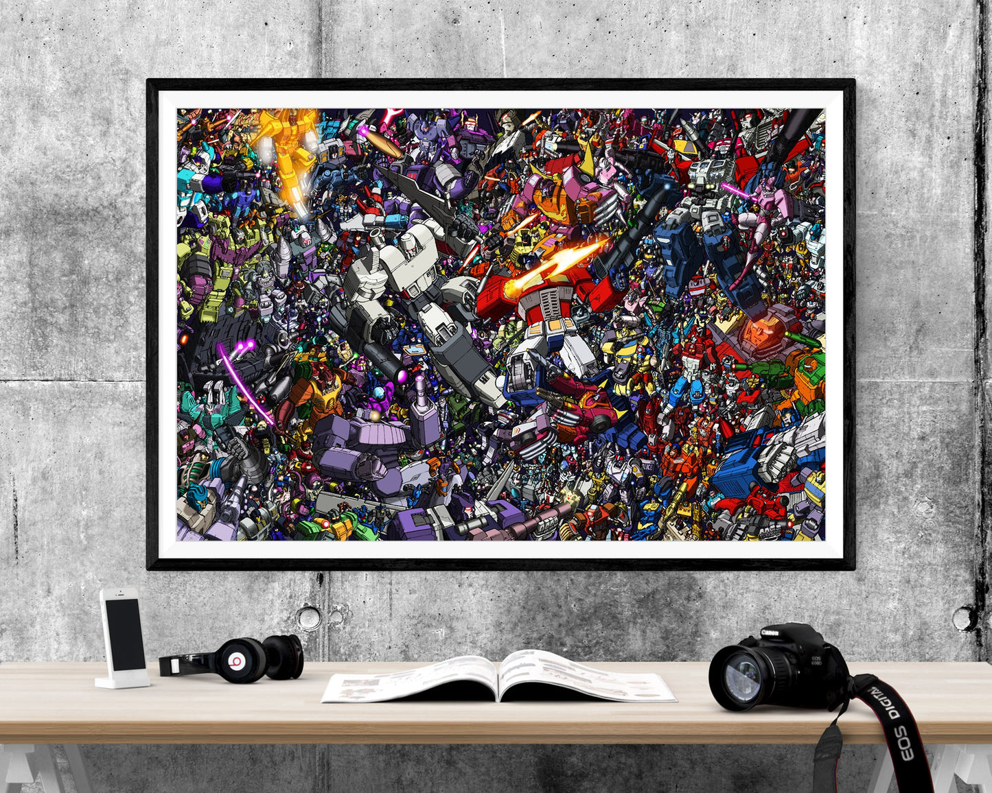 Transformer G1 Montage WALL ART PRINT Poster Picture Wall Hanging