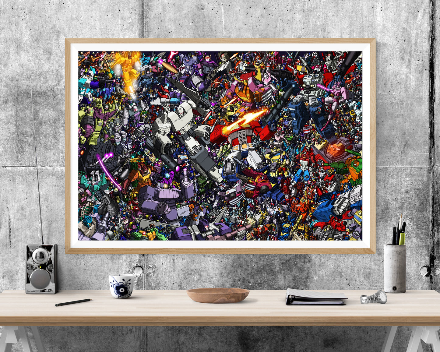 Transformer G1 Montage WALL ART PRINT Poster Picture Wall Hanging