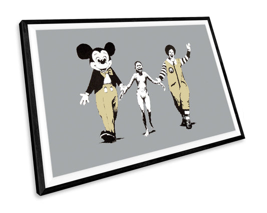 Banksy Napalm Girl Graffiti WALL ART PRINT Poster Picture Wall Hanging