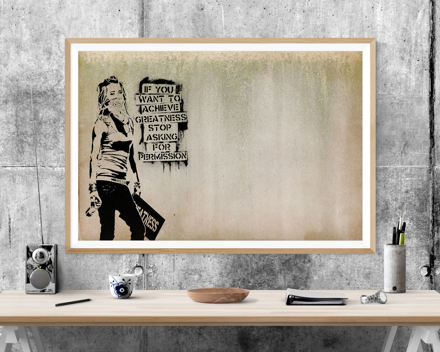 Banksy Graffiti WALL ART PRINT Poster Picture Wall Hanging