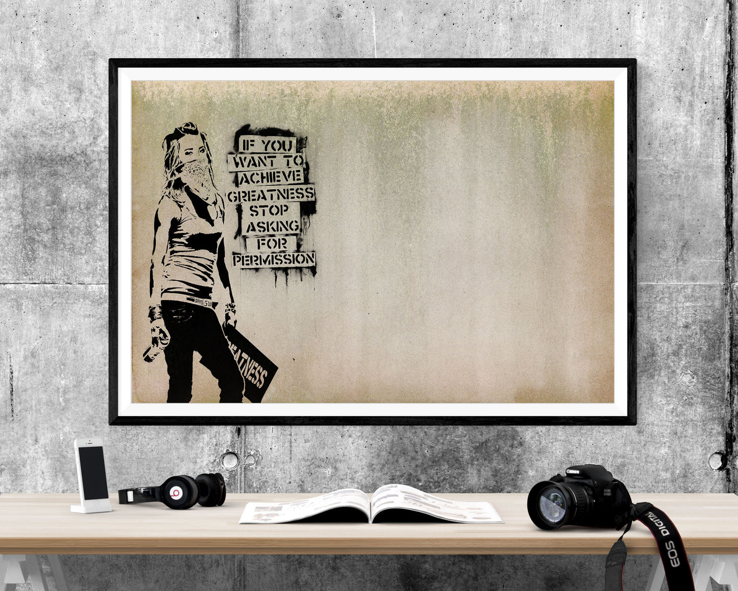 Banksy Graffiti WALL ART PRINT Poster Picture Wall Hanging