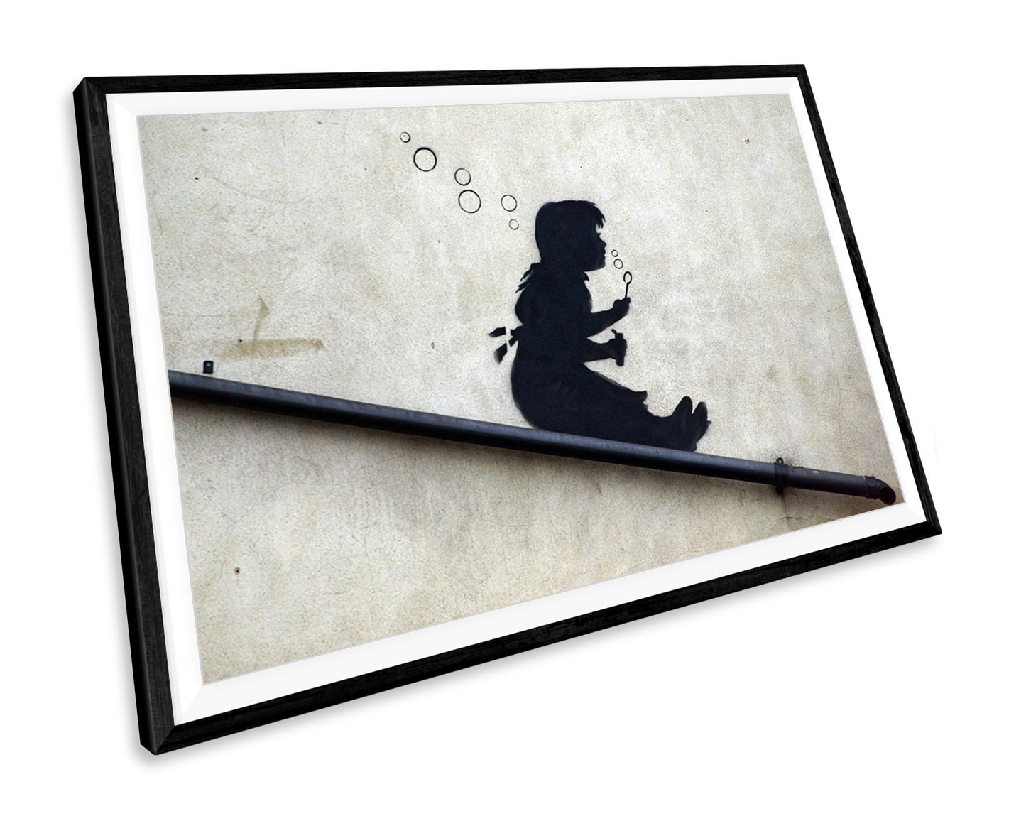 Banksy Bubble Girl Graffiti WALL ART PRINT Poster Picture Wall Hanging