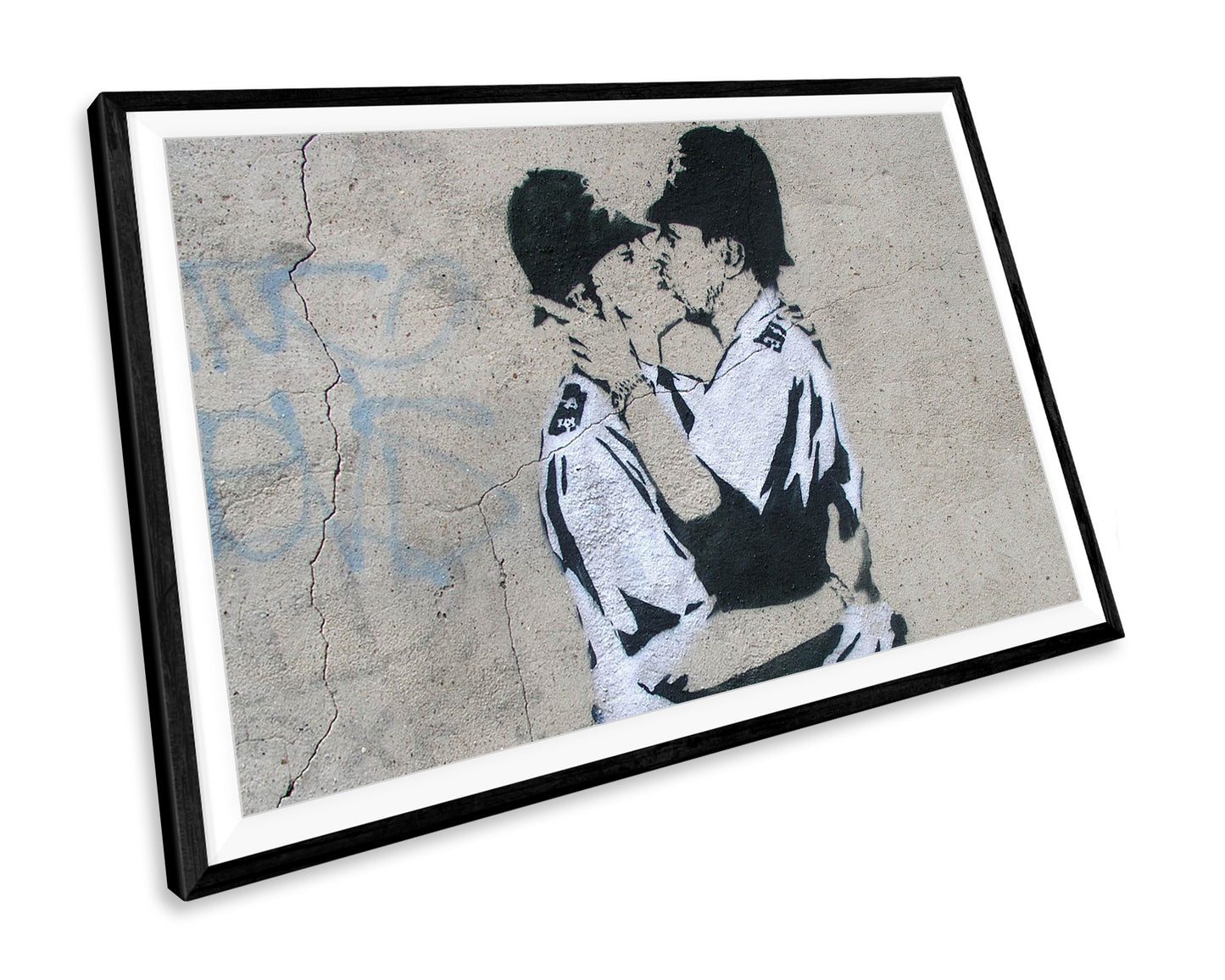 Banksy Kissing Coppers WALL ART PRINT Poster Picture Wall Hanging