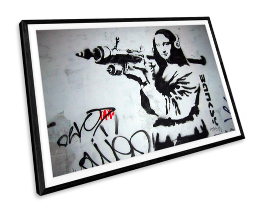 Banksy Mona Lisa WALL ART PRINT Poster Picture Wall Hanging