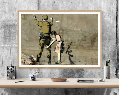 Banksy Stop And Search WALL ART PRINT Poster Picture Wall Hanging