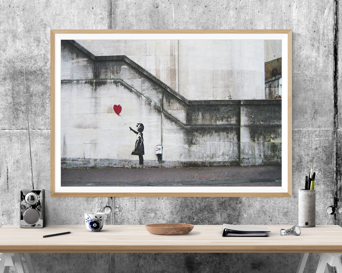 Banksy Balloon Girl Graffiti WALL ART PRINT Poster Picture Wall Hanging