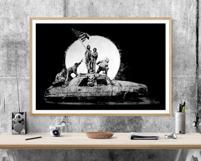 Banksy Graffiti WALL ART PRINT Poster Picture Wall Hanging