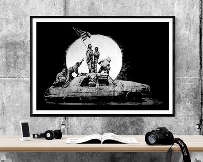 Banksy Graffiti WALL ART PRINT Poster Picture Wall Hanging