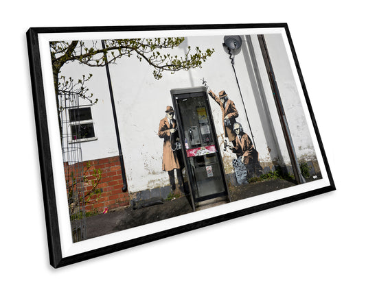 Banksy Phone Box Graffiti WALL ART PRINT Poster Picture Wall Hanging