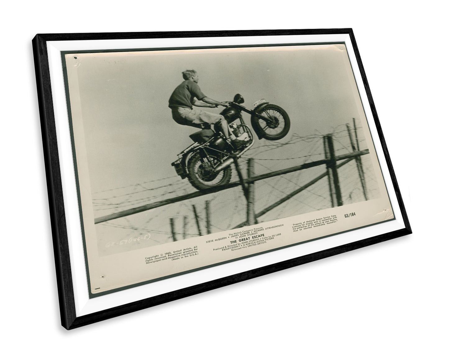 Steve McQueen The Great Escape WALL ART PRINT Poster Picture Wall Hanging