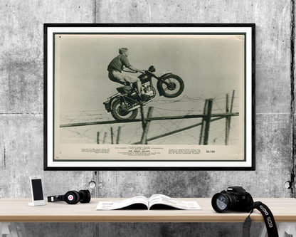 Steve McQueen The Great Escape WALL ART PRINT Poster Picture Wall Hanging
