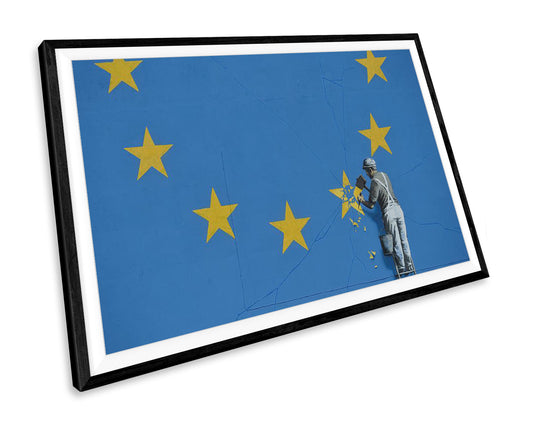 Banksy Brexit EU Graffiti WALL ART PRINT Poster Picture Wall Hanging