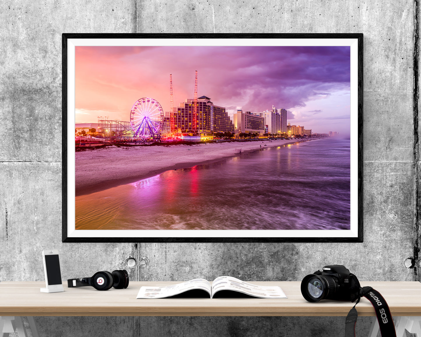 Daytona Beach Florida WALL ART PRINT Poster Picture Wall Hanging