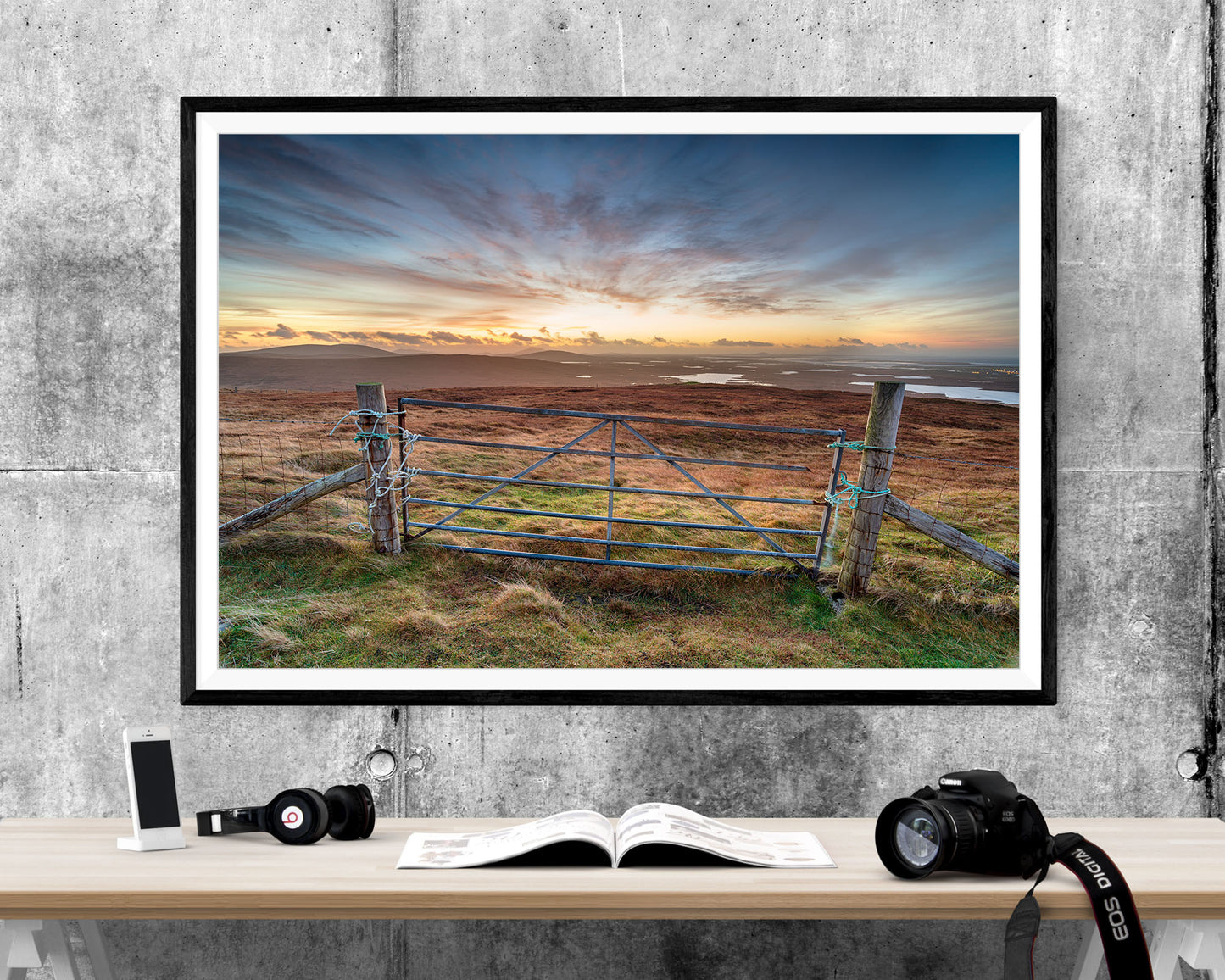 Outer Hebrides Scotland Sunset WALL ART PRINT Poster Picture Wall Hanging