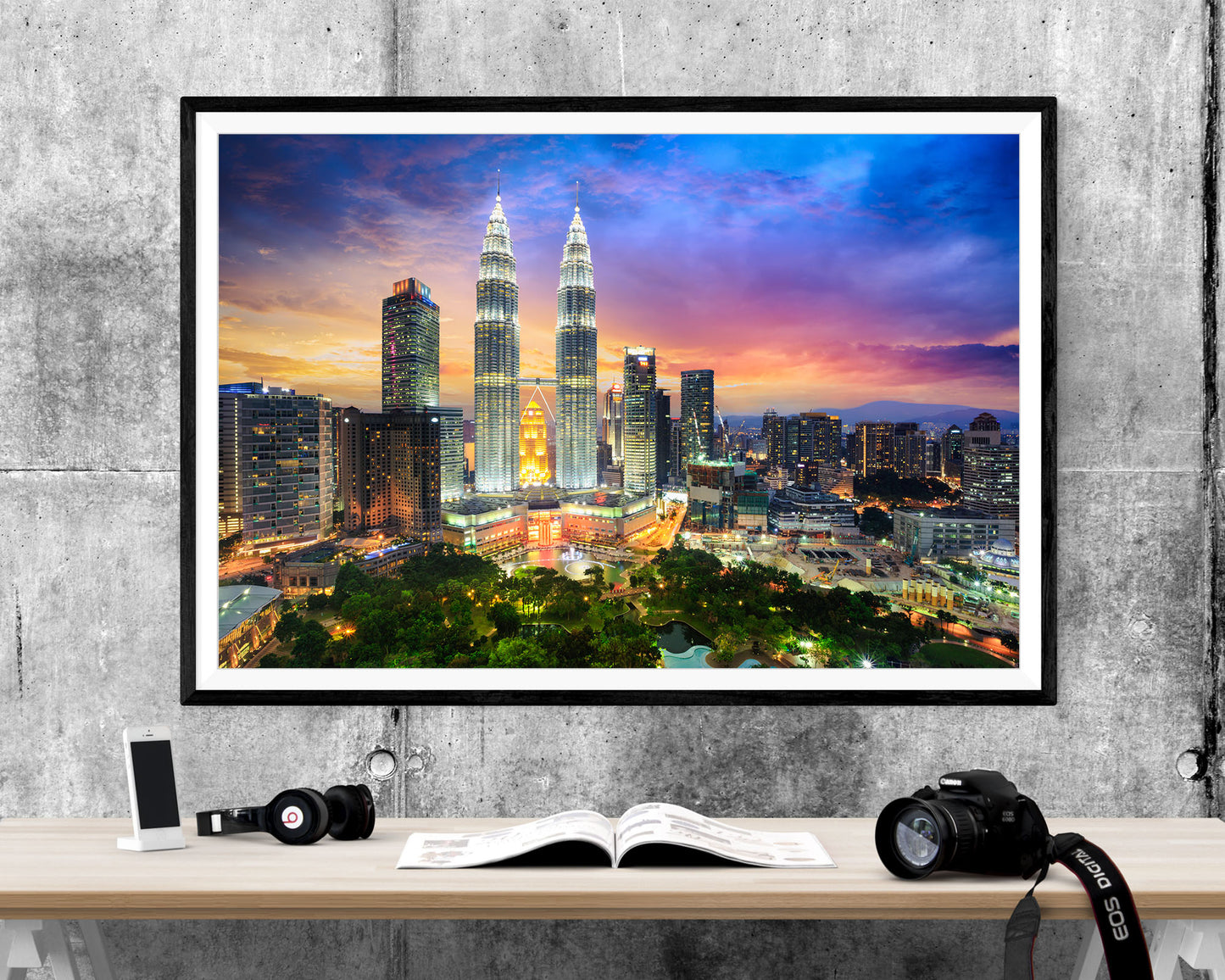 Kuala Lumpur Malaysia City WALL ART PRINT Poster Picture Wall Hanging