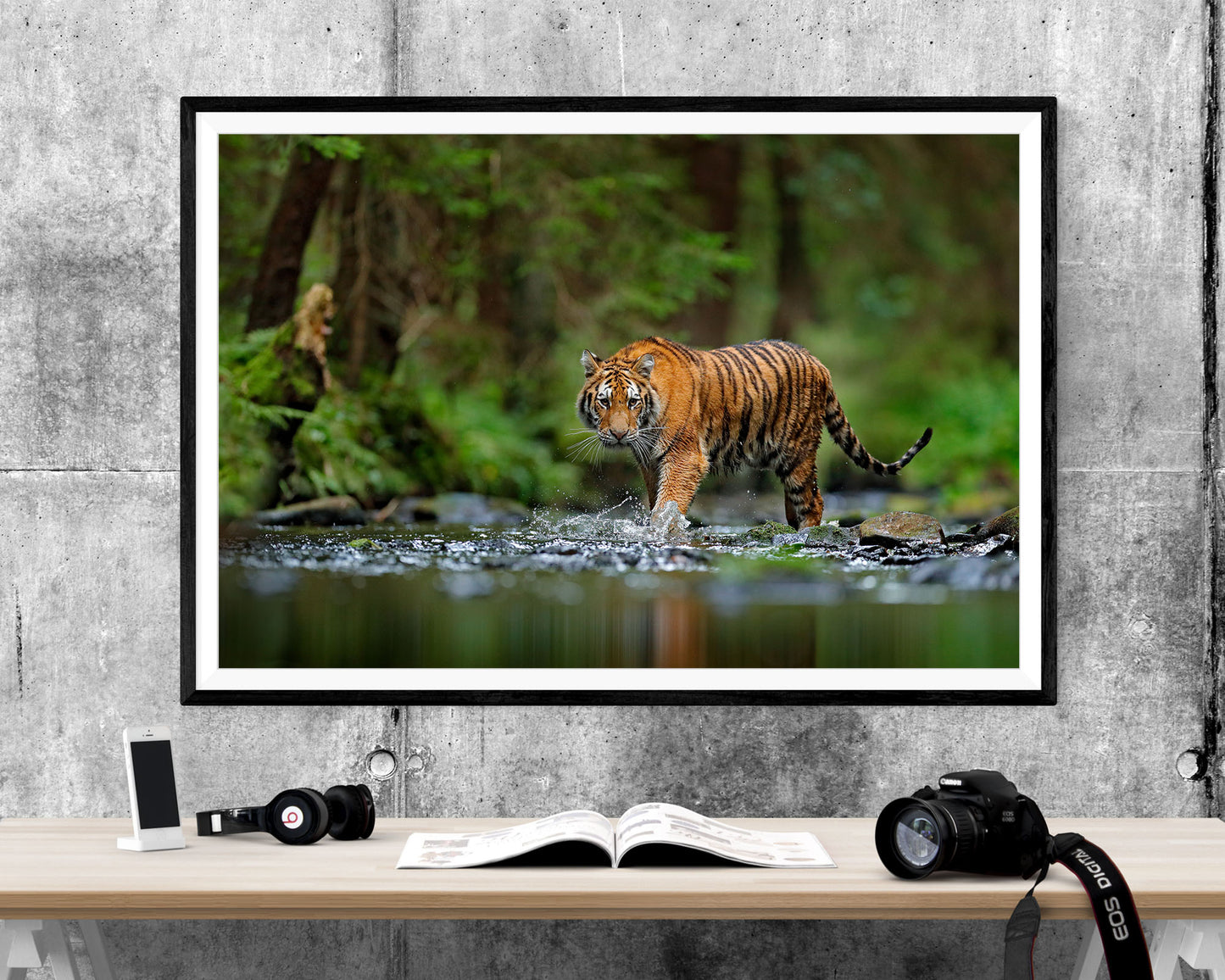 Tiger Animals WALL ART PRINT Poster Picture Wall Hanging