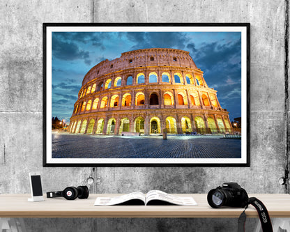 Coliseum Rome Landmark WALL ART PRINT Poster Picture Wall Hanging