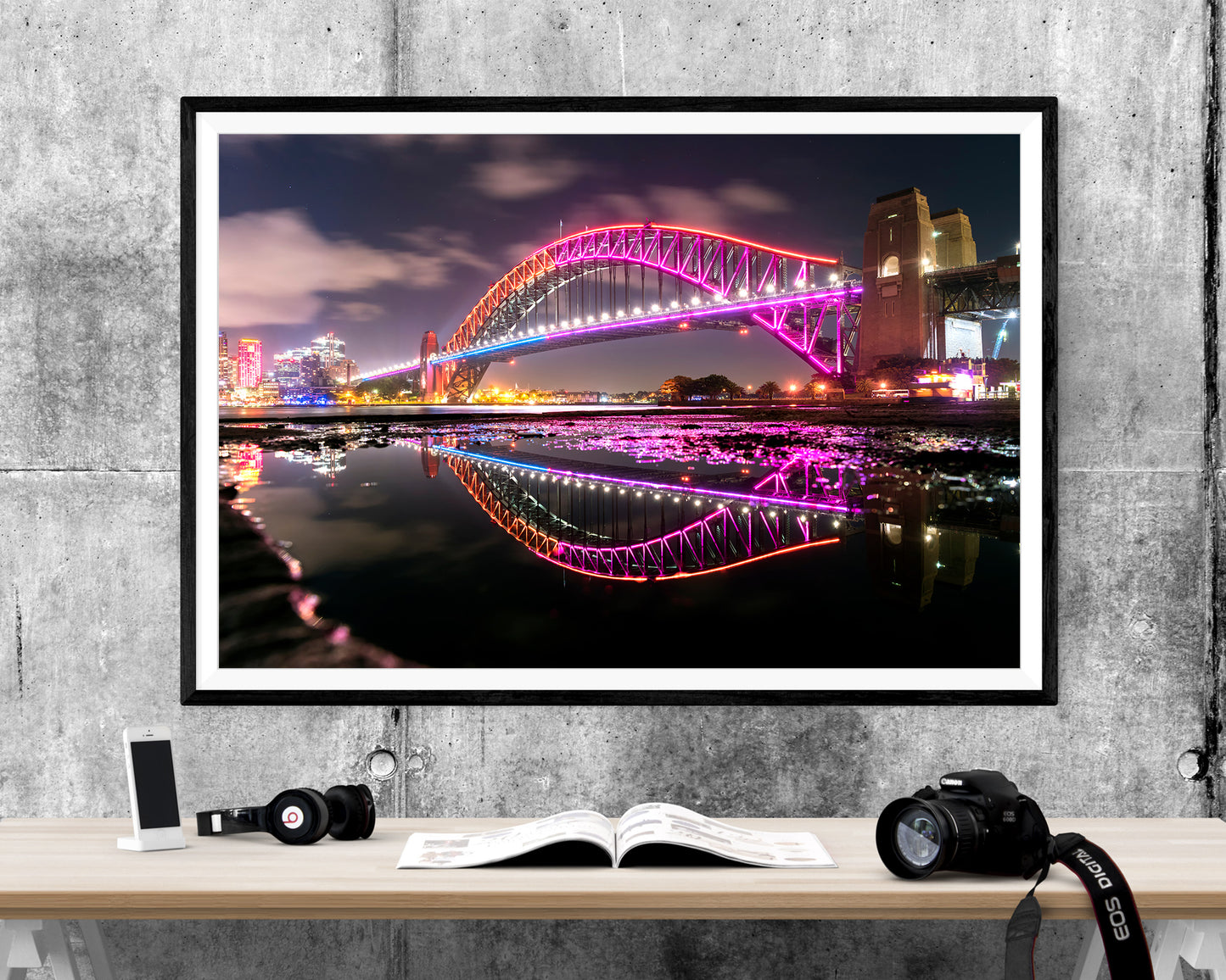 Sydney Harbour Bridge City Landmark WALL ART PRINT Poster Picture Wall Hanging