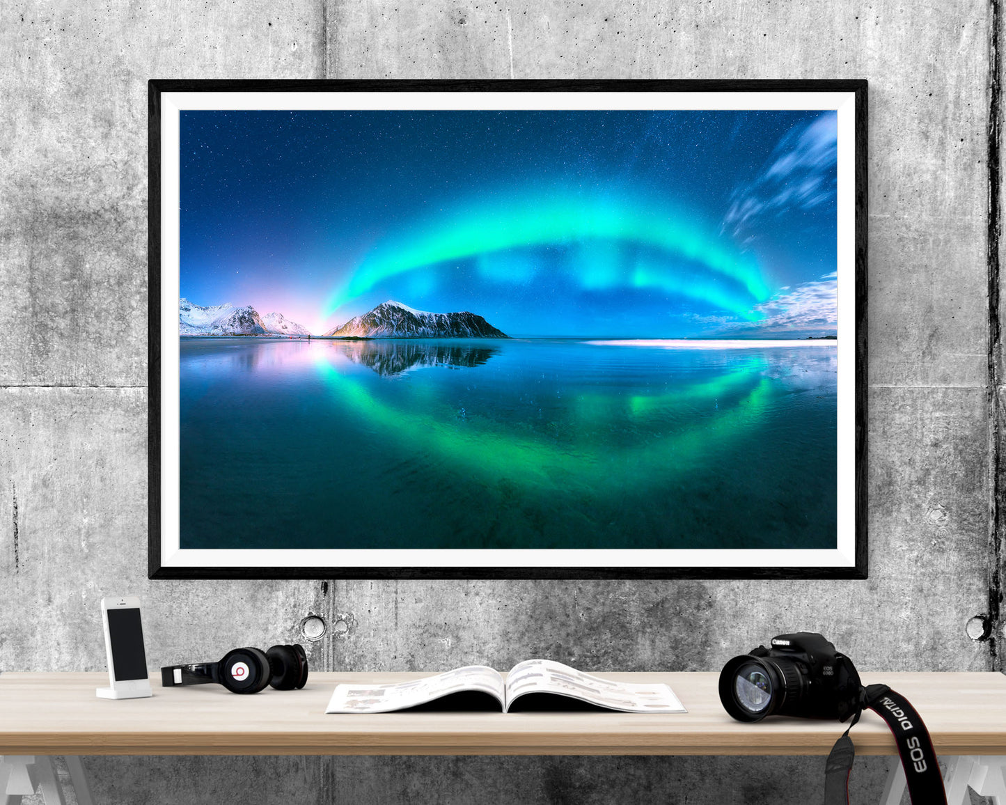 Northern Lights Norway WALL ART PRINT Poster Picture Wall Hanging