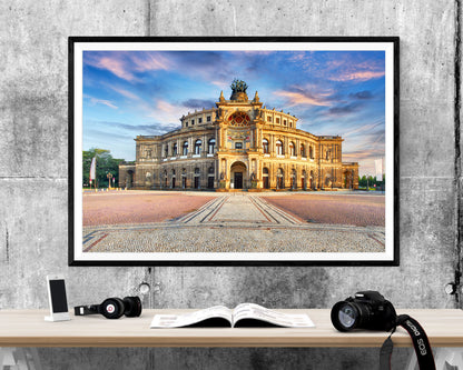 Semperoper Opera Germany Landmark WALL ART PRINT Poster Picture Wall Hanging